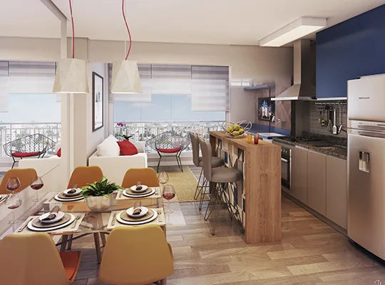 DMais Diadema, apartamento de 43 m² · Conceição, Diadema, foto 2